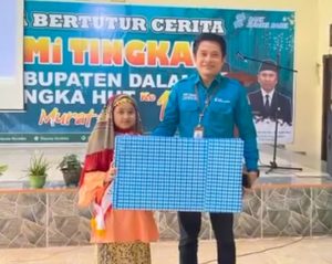 Lomba Bertutur Cerita Tingkat Kabupaten Muratara Tahun 2024, BSB Cabang Muara Rupit Sediahkan Hadiah dan Doorprize