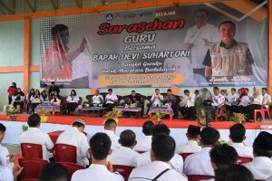 Sarasehan Guru di Kecamatan Karang Jaya Bersama Bupati Muratara