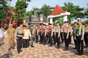 Pemkab Muratara TNI dan Polri Gelar Apel Pasukan Pengamanan Malam Tahun Baru 2025