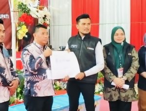 Bawaslu Muratara Hadiri Rapat Pleno Terbuka Rekapitulasi Hasil Pilkada Serentak 2024 Tingkat Kabupaten.