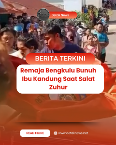 Remaja Bengkulu Bunuh Ibu Kandung Saat Salat Zuhur