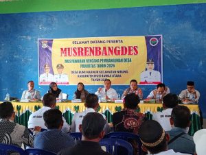 Desa Bumi Makmur Gelar Musyawarah Desa Bahas Prioritas Dana Desa 2026 Berbasis Kinerja