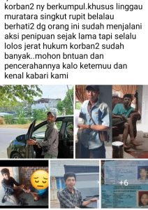 Diduga Tipu Banyak Orang, Identitas Pria Ini Beredar Luas di Media Sosial