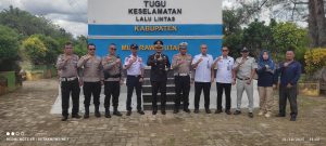 Tugu Keselamatan di Simpang SMP  Maur Baru Resmi Diresmikan Kapolres Muratara