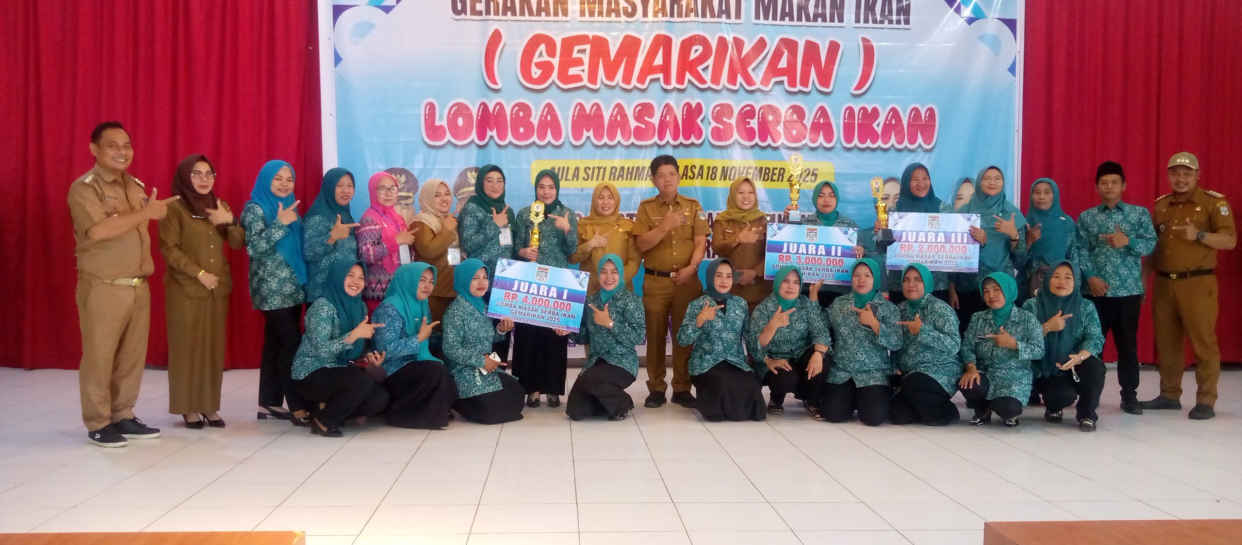 GEMARIKAN Muratara Gelar Lomba Masak Serba Ikan, Empat Kecamatan Tampilkan Kreasi Terbaik