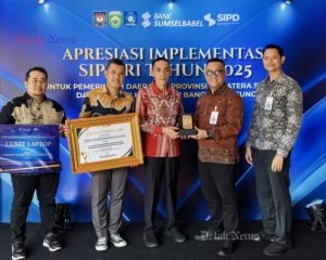 Pemkab Muratara Raih Penghargaan Implementasi 100 Persen Pembayaran Gaji ASN Melalui SIPD RI Tahun 2025