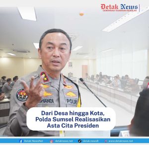 Dari Desa hingga Kota, Polda Sumsel Realisasikan Asta Cita Presiden