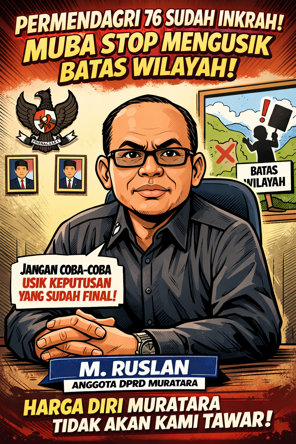 Jangan Ganggu Lagi! Muratara Tegas Pertahankan Wilay﻿ah Meski Kehilangan SDA