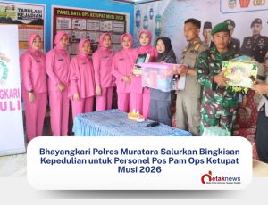 Bhayangkari Polres Muratara Salurkan Bingkisan Kepedulian untuk Personel Pos Pam Ops Ketupat Musi 2026