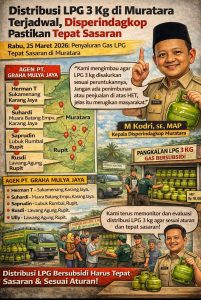 Distribusi LPG 3 Kg di Muratara Terjadwal, Disperindagkop Pastikan Tepat Sasaran