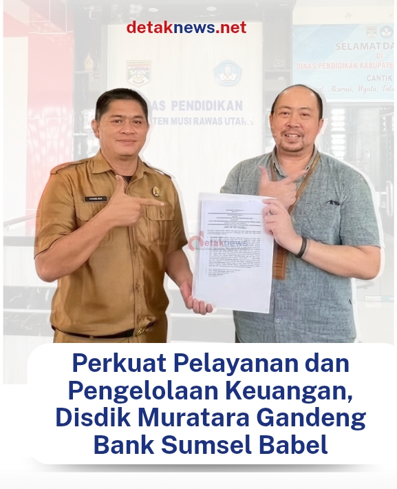 Permudah Layanan ASN, Dinas Pendidikan Muratara Resmi Jalin Kerja Sama dengan Bank Sumsel Babel