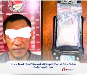 Kurir Narkoba Dibekuk di Rupit, Polisi Sita Sabu Puluhan Gram
