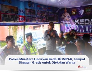 Polres Muratara Hadirkan Kedai KOMPAK, Tempat Singgah Gratis untuk Ojek dan Warga