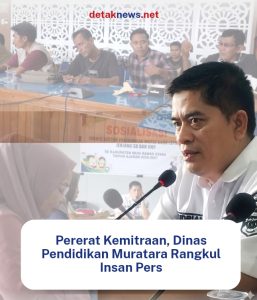 Pererat Kemitraan, Dinas Pendidikan Muratara Rangkul Insan Pers