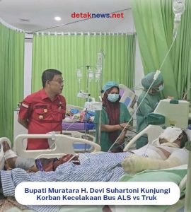 Pemkab Muratara Pastikan Korban Selamat Kecelakaan Bus ALS Dirawat Intensif, Keluarga Diberi Pendampingan
